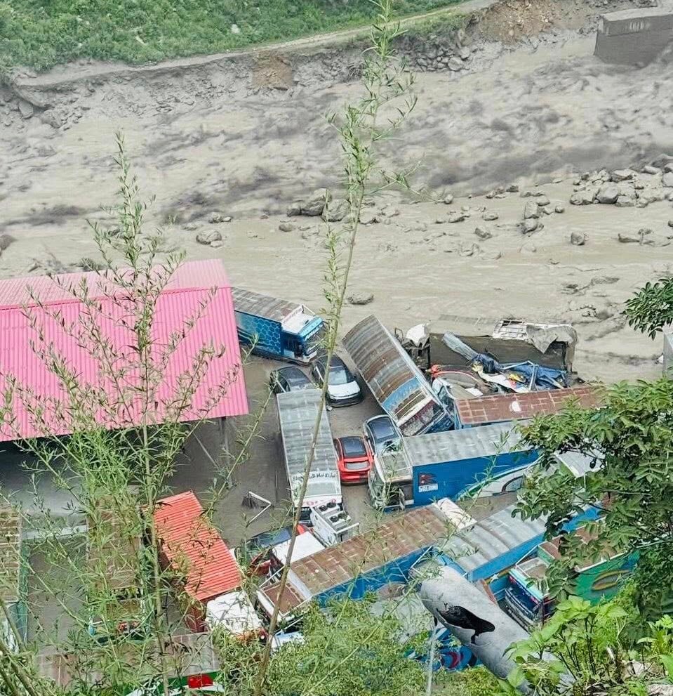 Flood in Rasuwa Destroys Bridge: All Travelers Safe