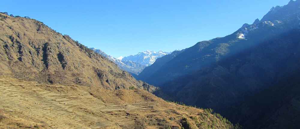 Trek from Gatlang to Tatopani. Beautiful walk.